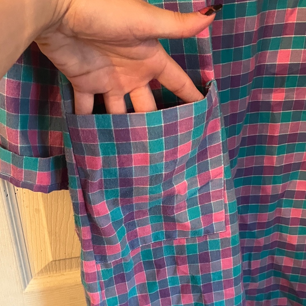 Colorful Plaid Button-Up - Picture 5 of 8